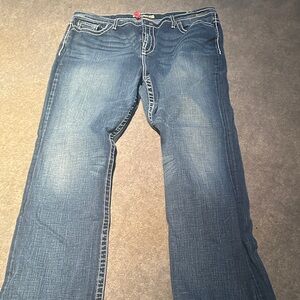 BKE Women's Blue Boot Cut Jeans